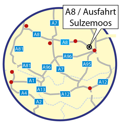 Anfahrt Sulzemoos