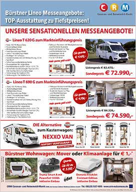 Messeflyer MEGA CARAVANING MESSE