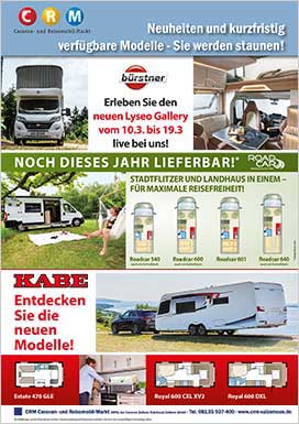 Messeflyer MEGA CARAVANING MESSE